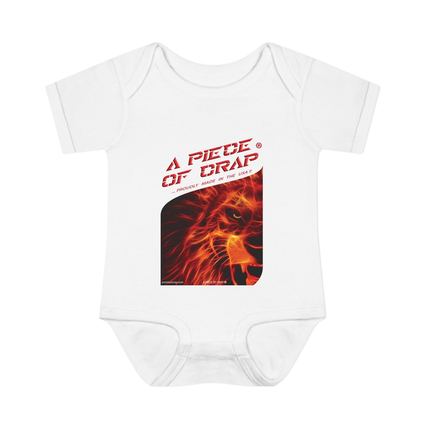 A Piece Of Crap Infant Baby Rib Bodysuit