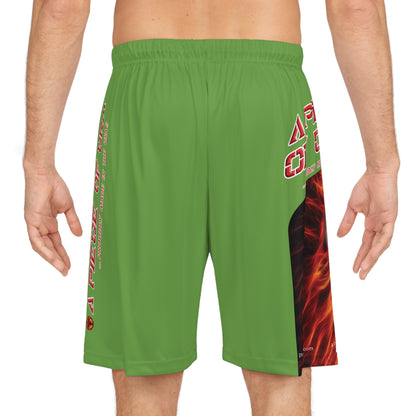 A Piece Of Crap BougieBooty Baller Shorts - Green