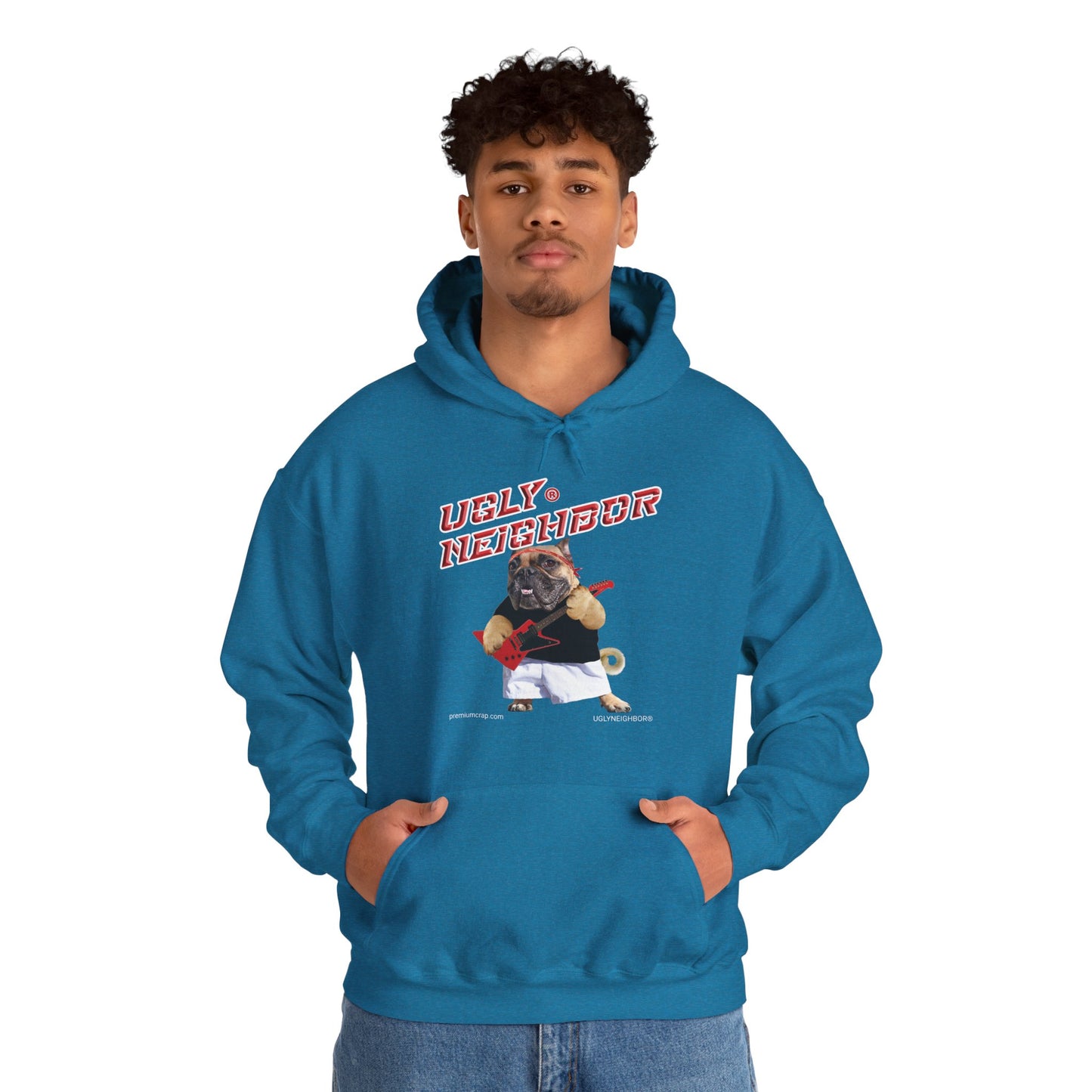 Ugly Neighbor Men's Heavy Blend Hooded Sweatshirt