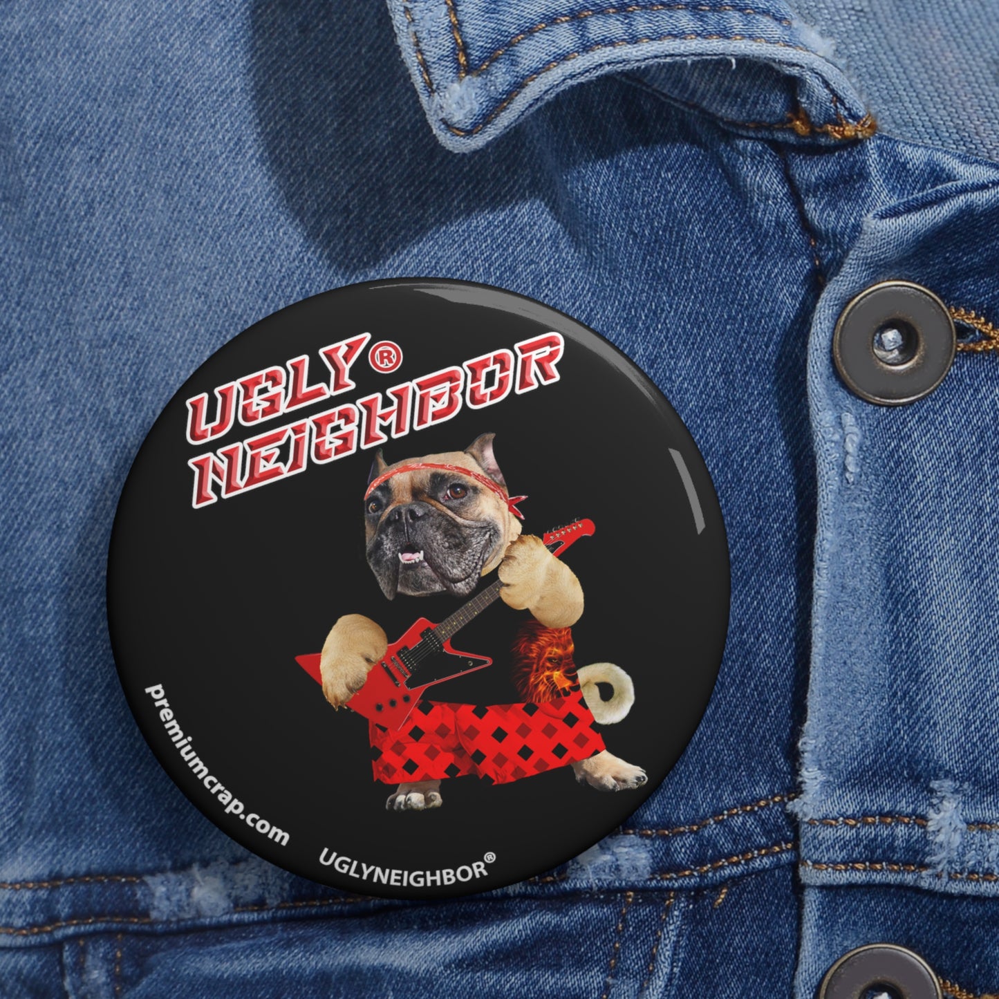 Ugly Neighbor II Pin Buttons