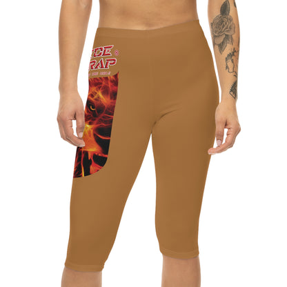 A Piece Of Crap Capri-Cious Leggings - Light Brown