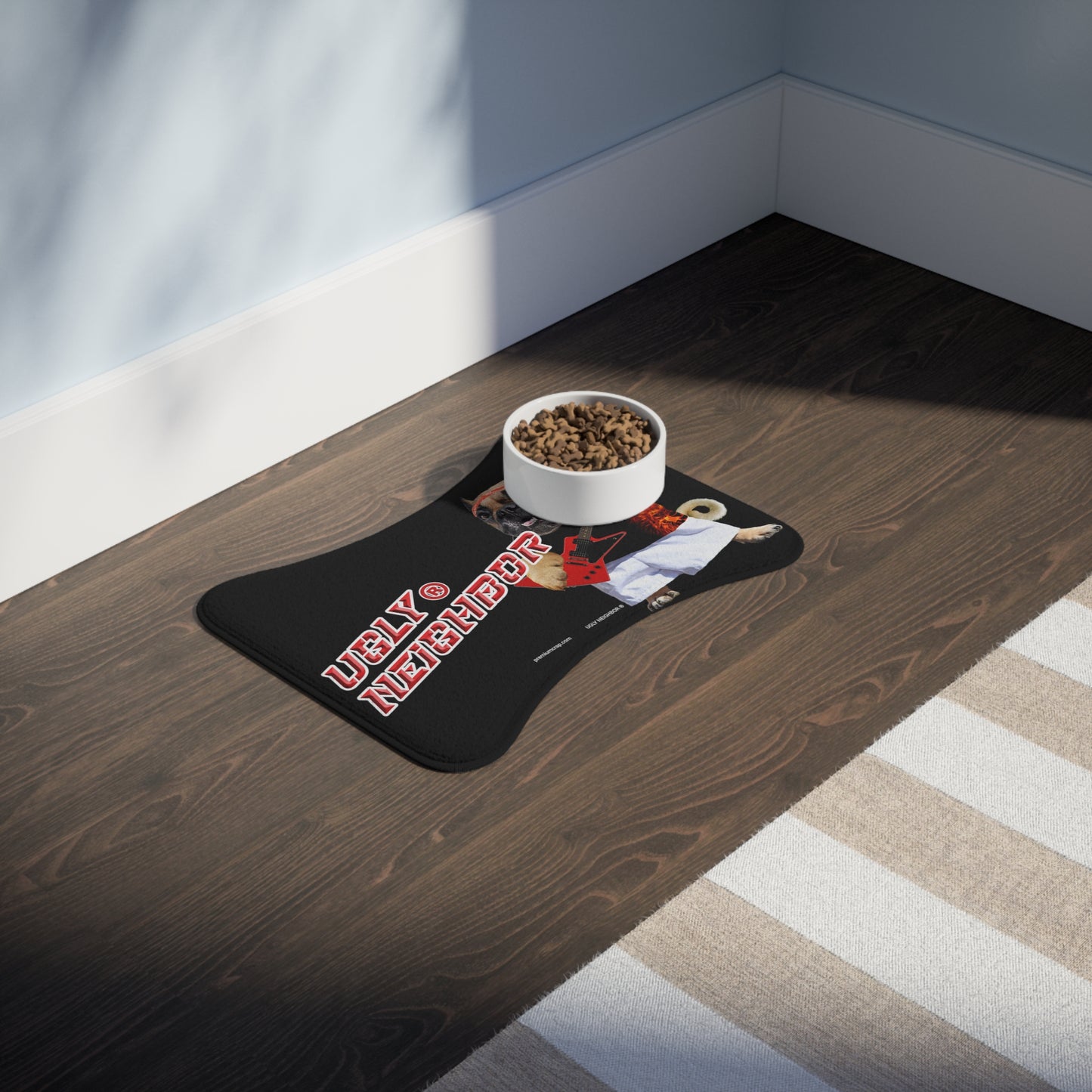 Ugly Neighbor Pet Feeding Mat