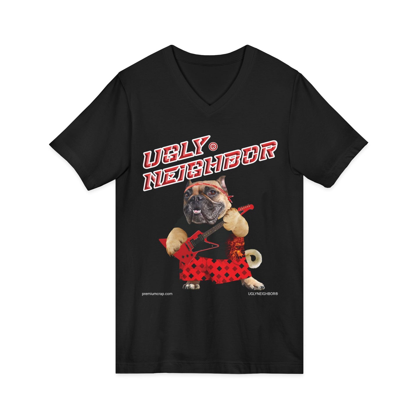 Ugly Neighbor II Jersey Short Sleeve V-Neck Tee
