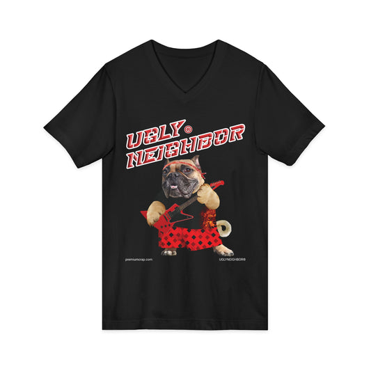 Ugly Neighbor II Jersey Short Sleeve V-Neck Tee