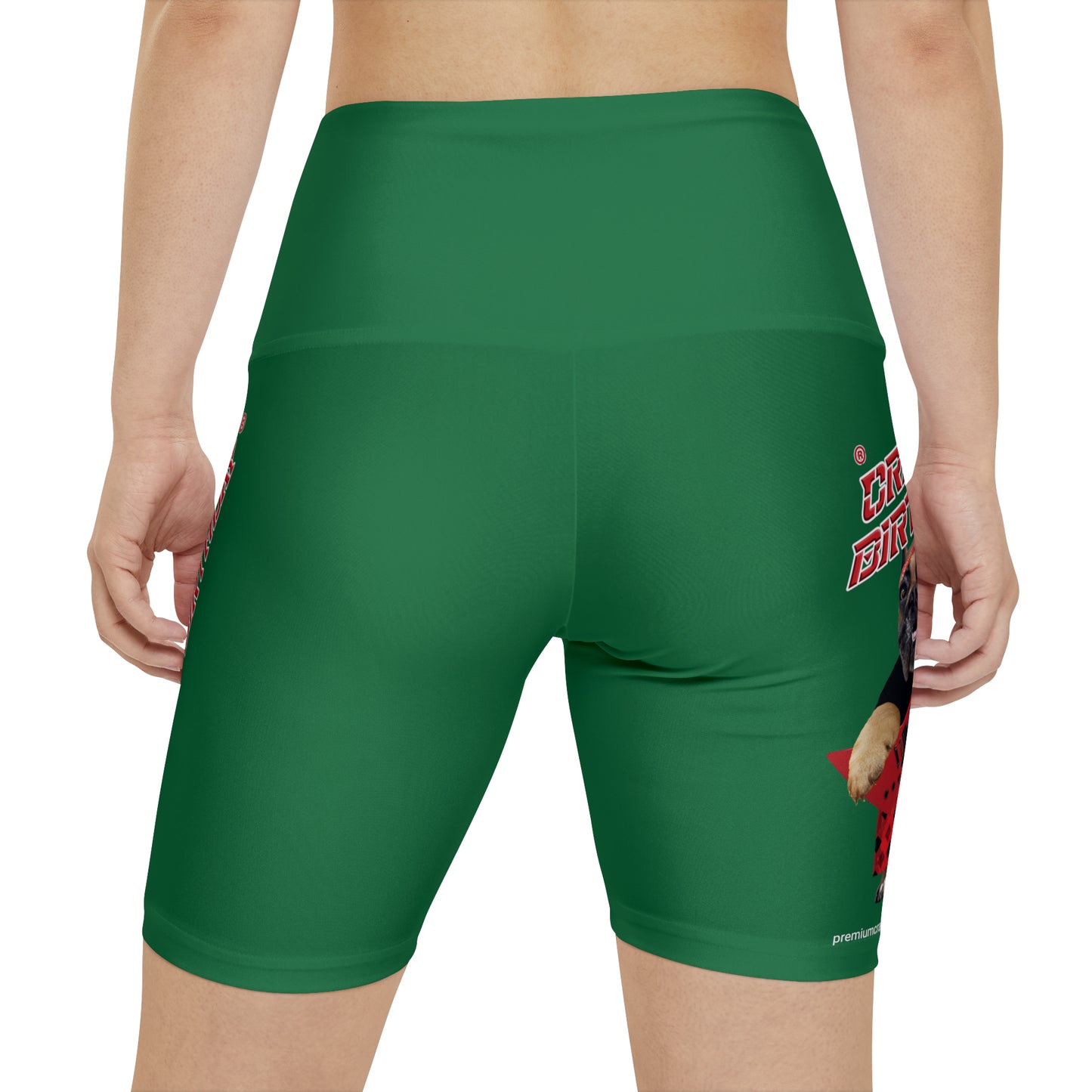 Crappy Birthday II Women's Workout Shorts - Dark Green