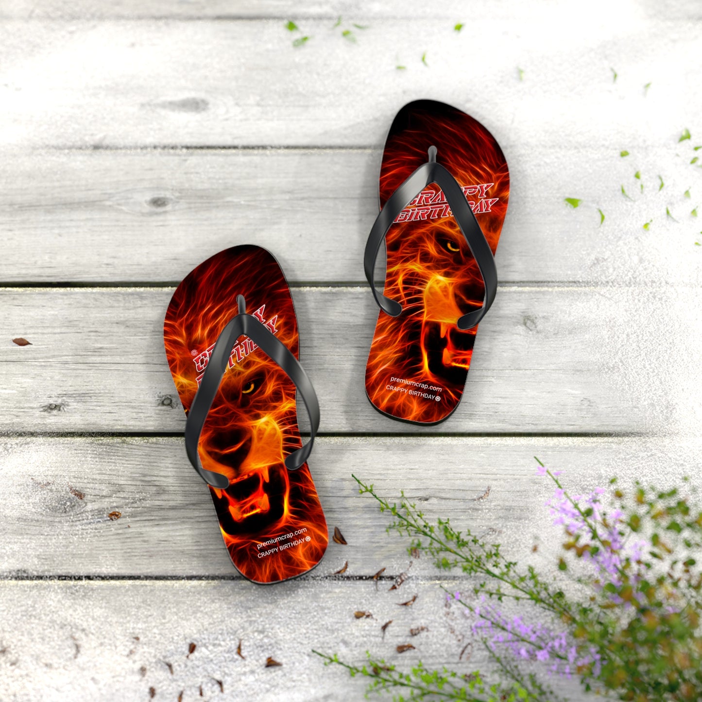 Crappy Birthday Flip Flops