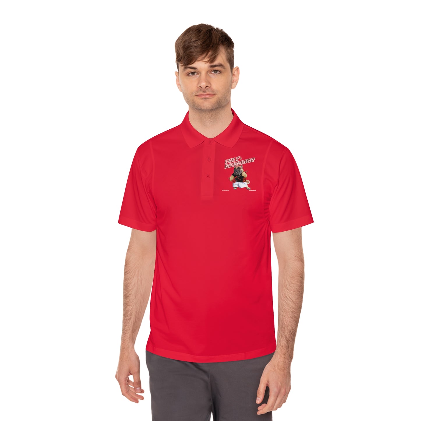Ugly Neighbor Men's Sport Polo Shirt