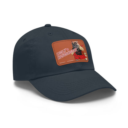 Ugly Neighbor II Dad Hat with Leather Patch (Rectangle)