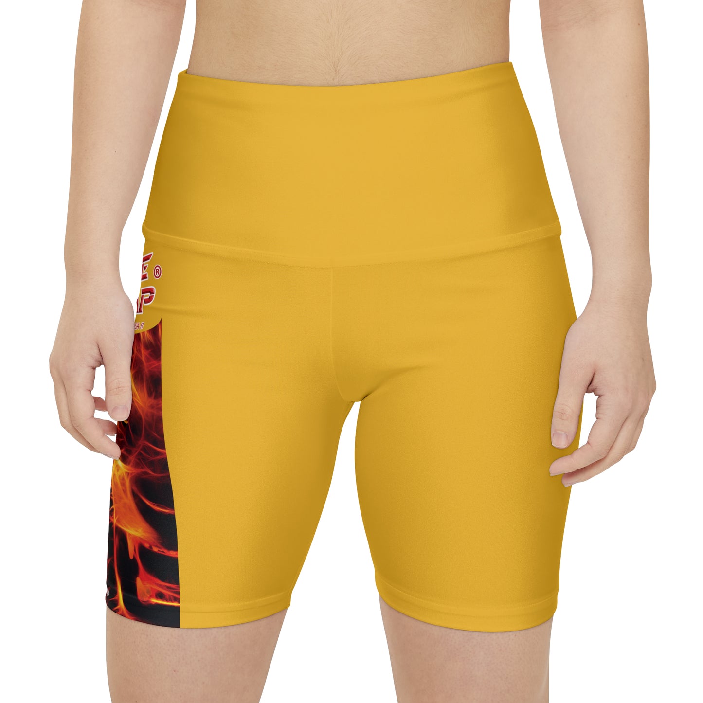 A Piece Of Crap WorkoutWit Shorts - Yellow