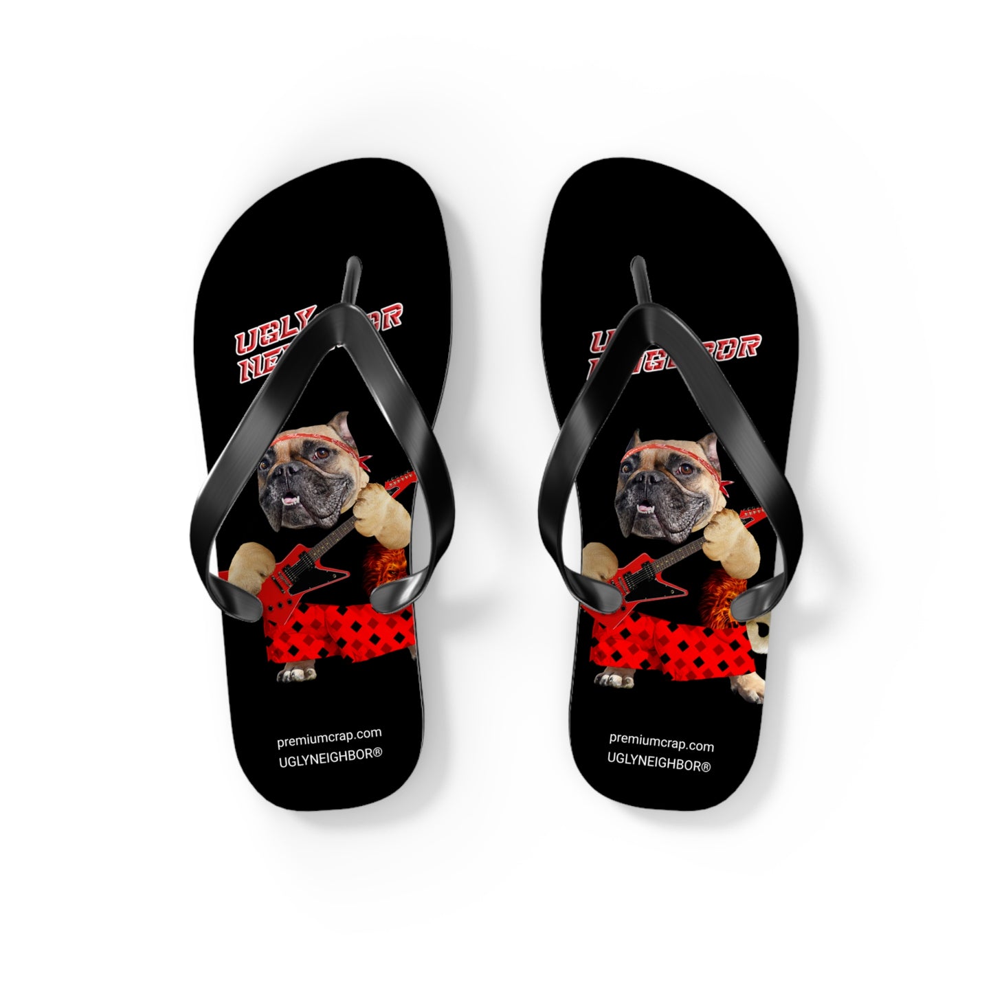 Ugly Neighbor II Flip Flops