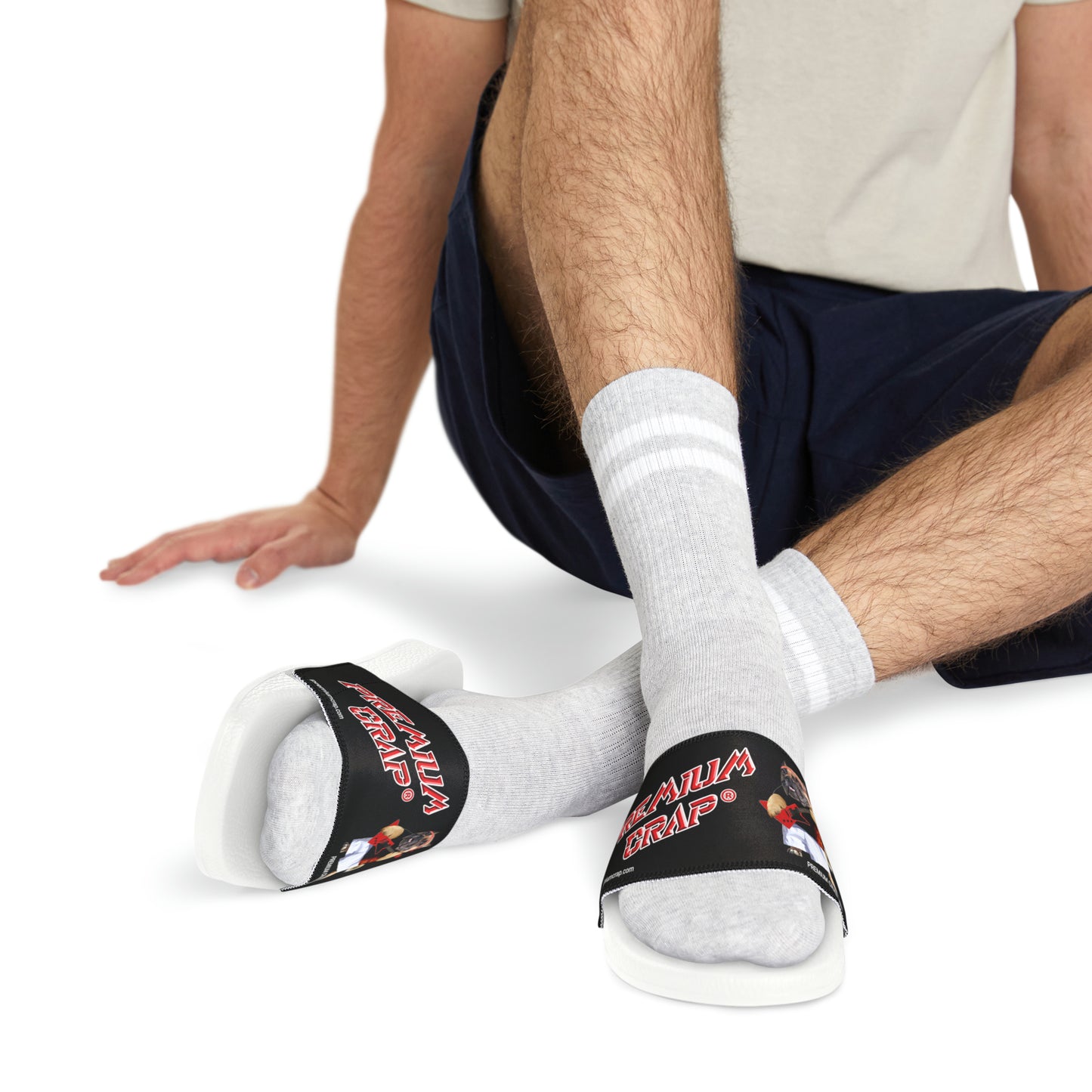 Premium Crap Men's PU Slide Sandals