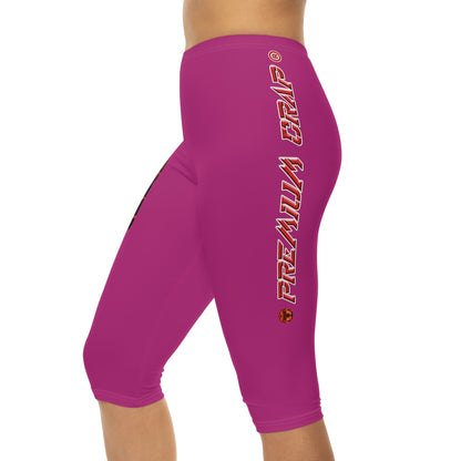 Premium Crap Capri-Cious Leggings - Pink