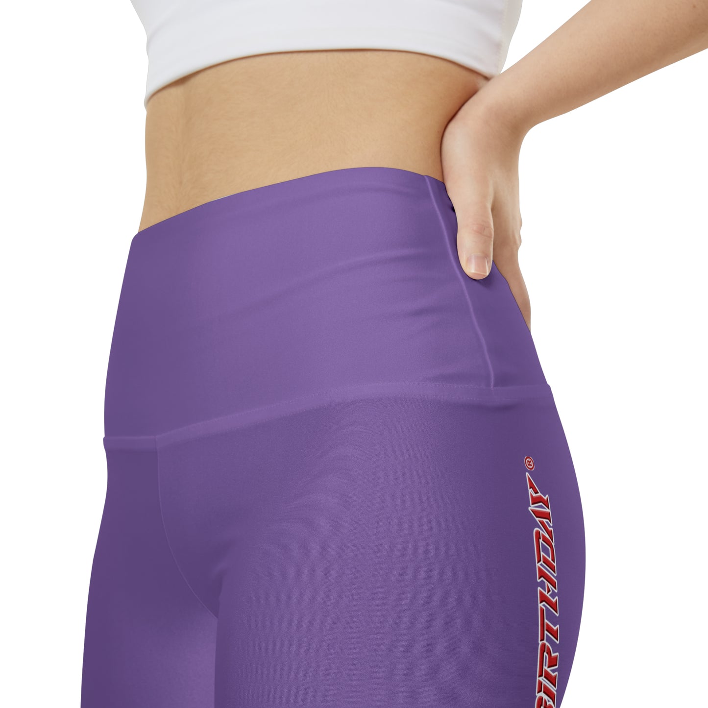 Crappy Birthday WorkoutWit Shorts - Light Purple