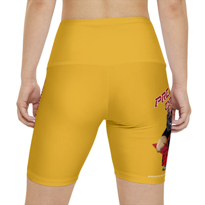 Premium Crap II Women's Workout Shorts  - Yellow