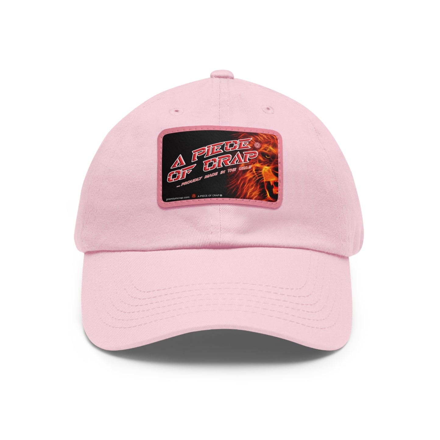 A Piece Of Crap Dad Hat - Rectangle Leather Patch