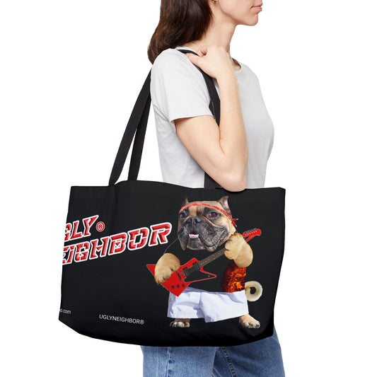 Ugly Neighbor Weekender Tote Bag