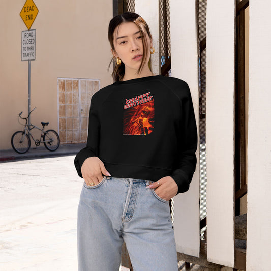 Crappy Birthday Women's Cropped Fleece Pullover