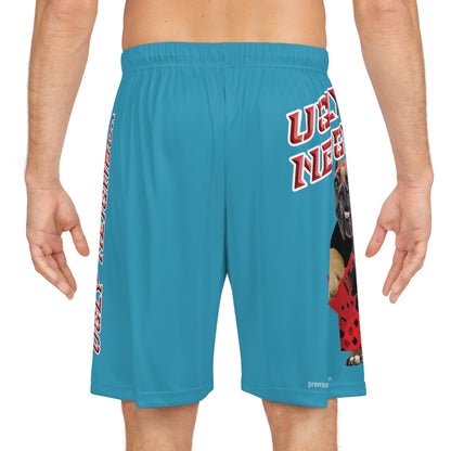 Ugly Neighbor II Basketball Shorts - Turquoise
