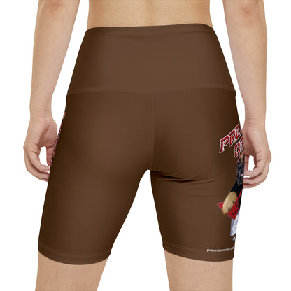 Premium Crap Workout Shorts  - Brown