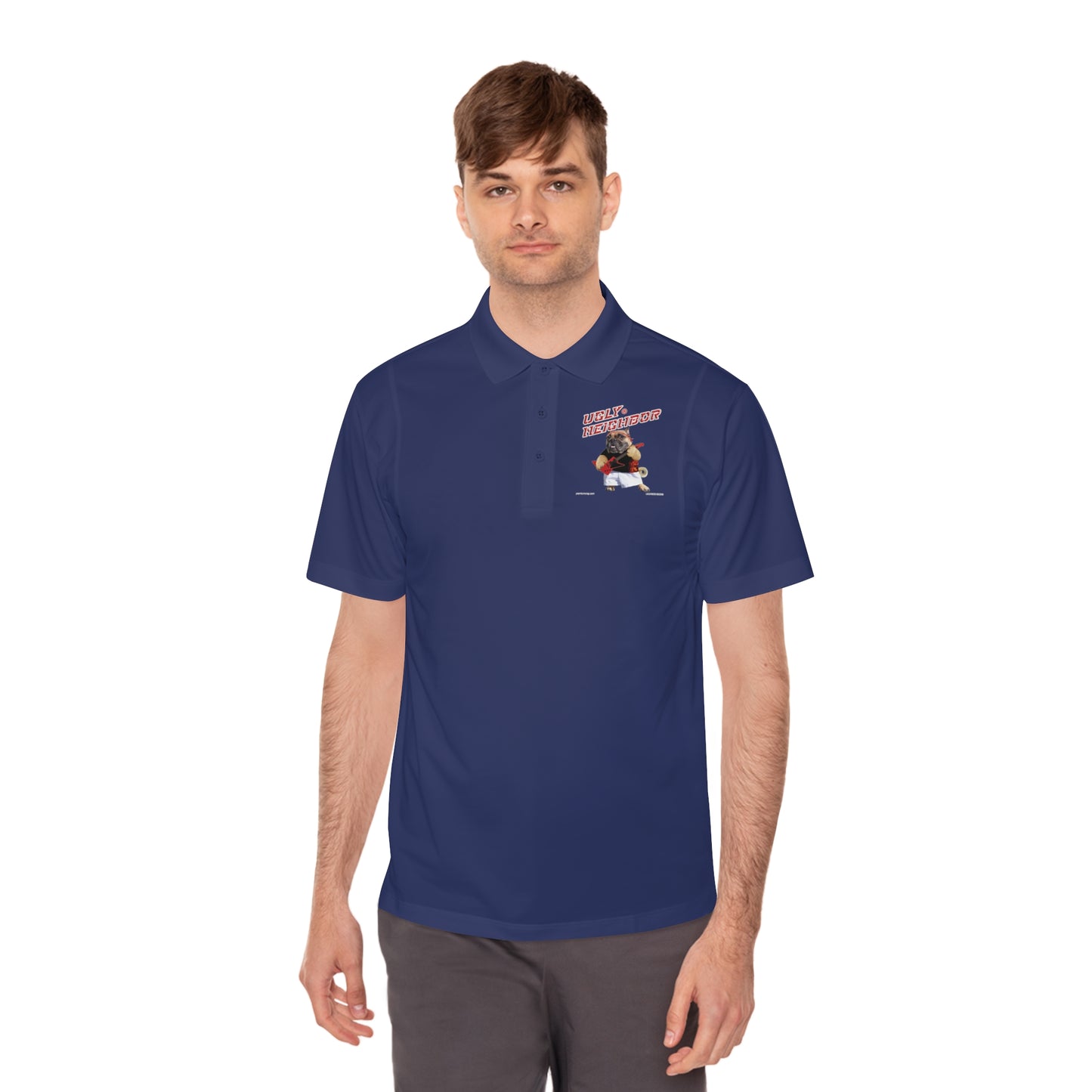 Ugly Neighbor Men's Sport Polo Shirt