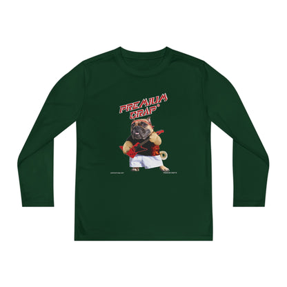 Premium Crap Youth Long Sleeve Competitor Tee