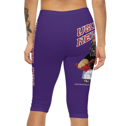 Ugly Neighbor Capri-Cious Leggings - Purple