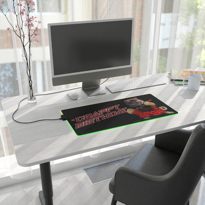 Crappy Birthday II LED Gaming Mouse Pad