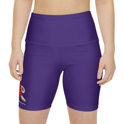 Premium Crap II Women's Workout Shorts  - Purple