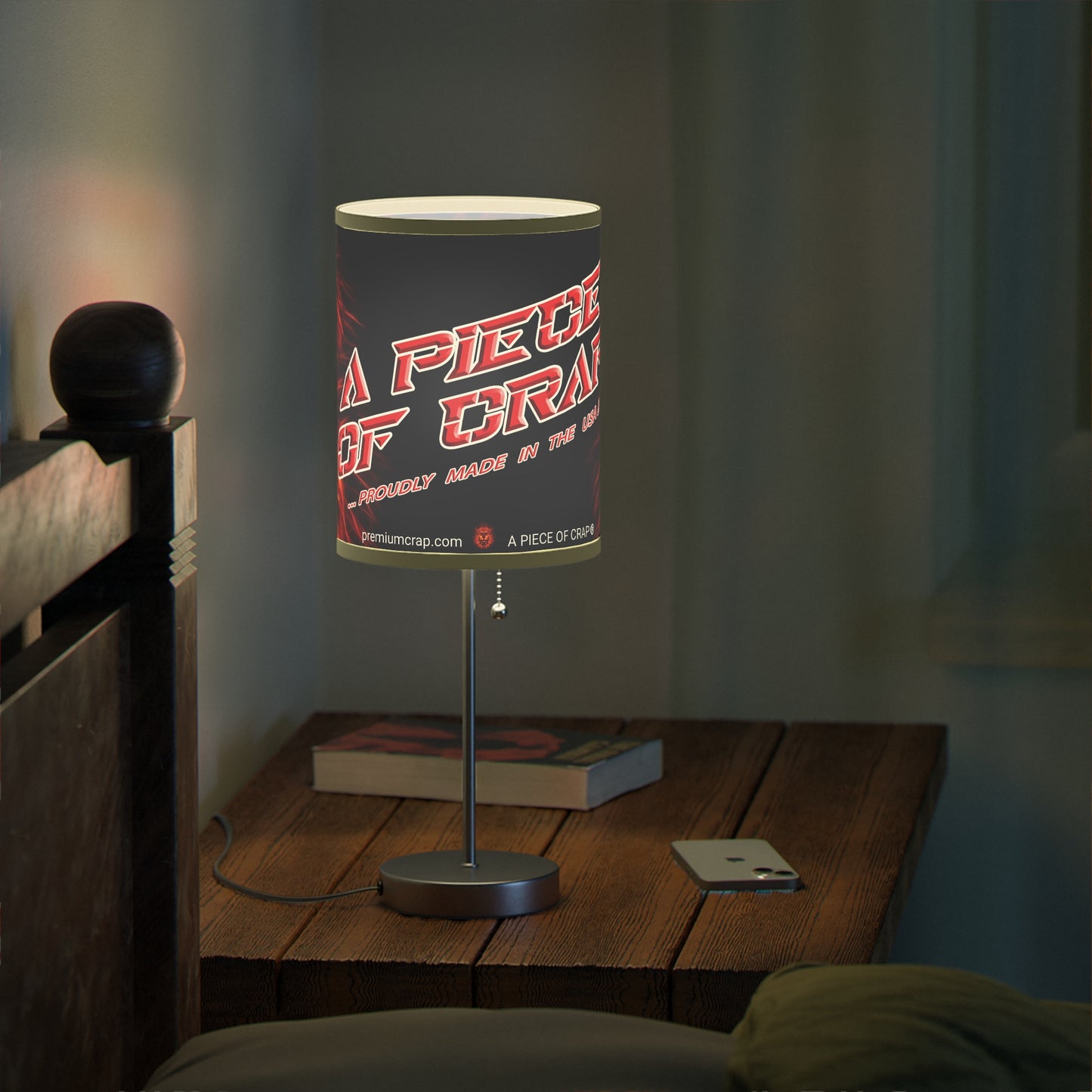A Piece Of Crap Lamp on a Stand