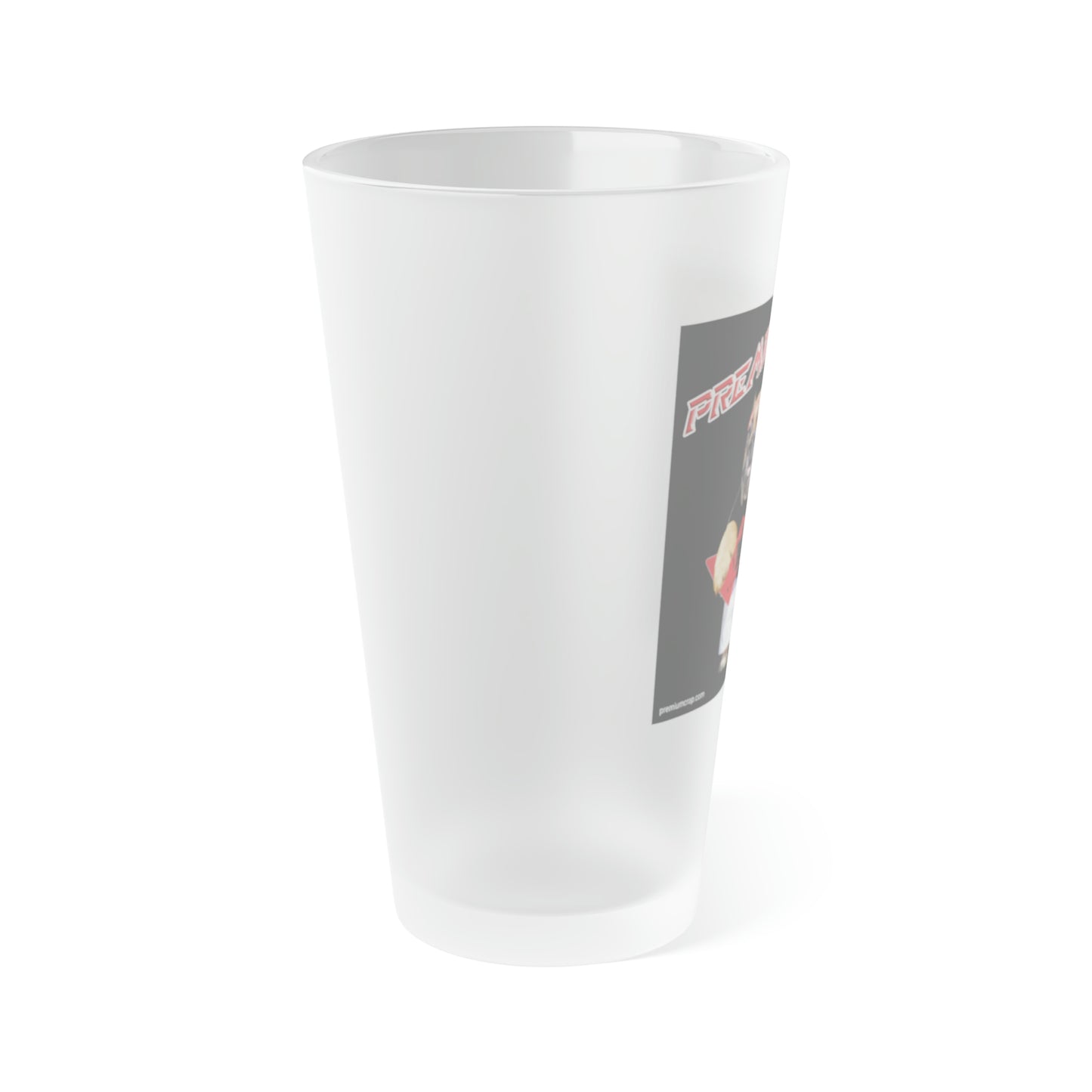 Premium Crap Frosted Pint Glass