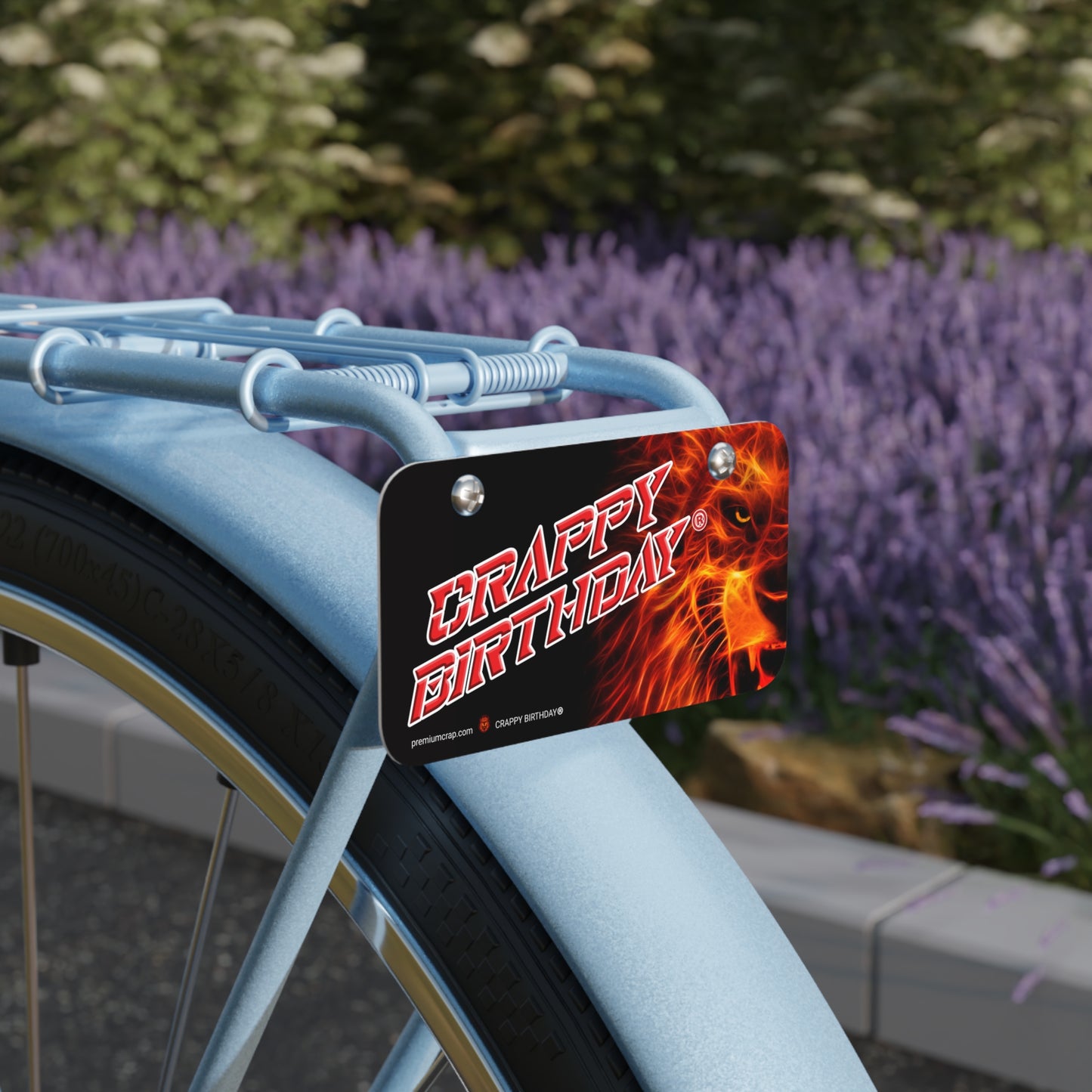 Crappy Birthday Mini License Plate