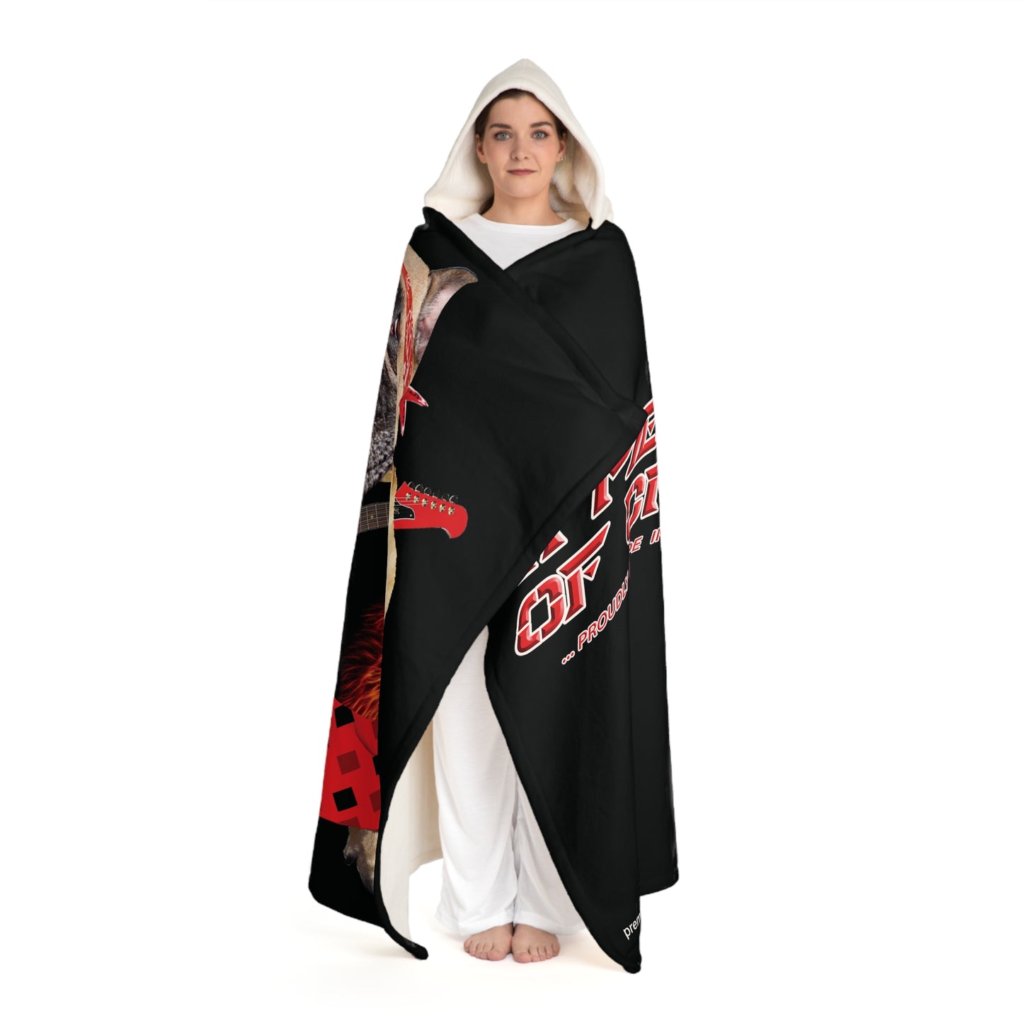 A Piece Of Crap II Hooded Sherpa Fleece Blanket