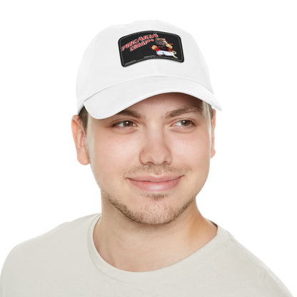 Premium Crap Dad Hat with Leather Patch (Rectangle)