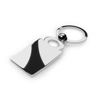 Premium Crap Rectangle Photo Keyring