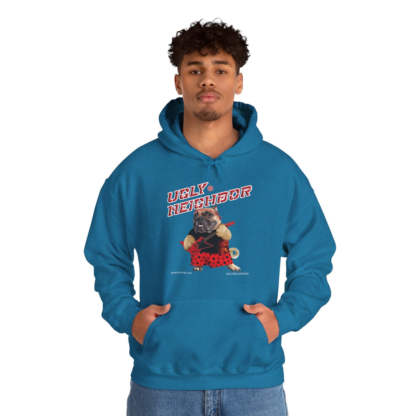 Ugly Neighbor II Men's Heavy Blend Hooded Sweatshirt