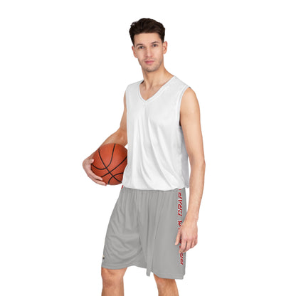 Premium Crap Basketball Shorts - Light Grey