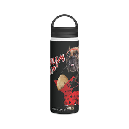 Premium Crap II Stainless Steel Water Bottle, Handle Lid