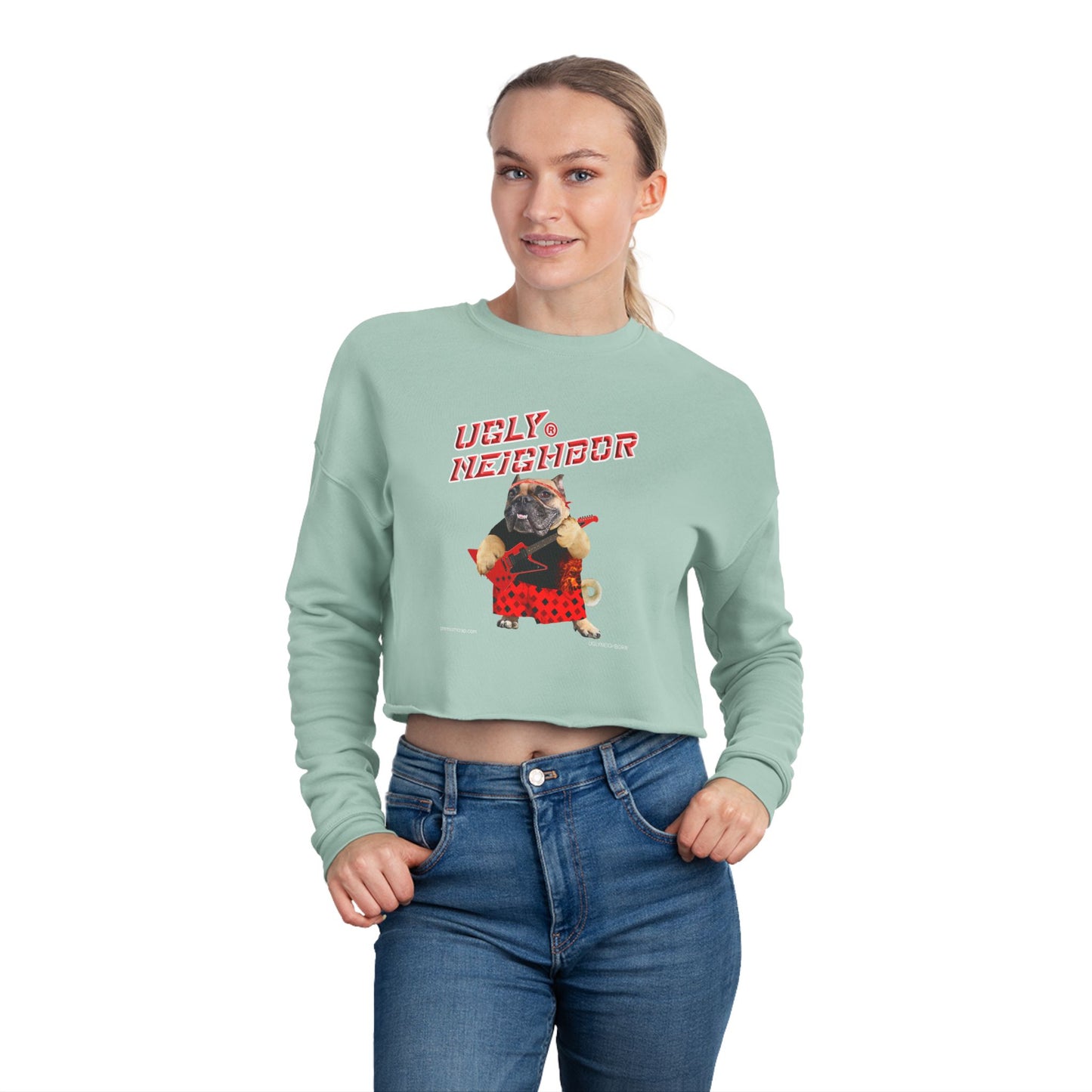 Ugly Neighbor Women's Cropped Sweatshirt