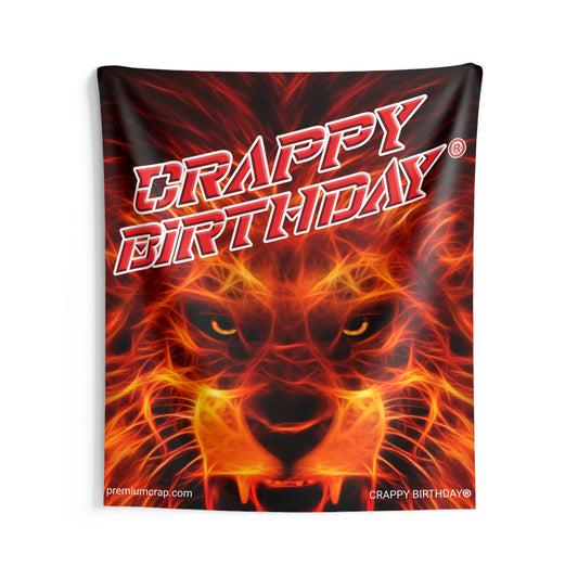 Crappy Birthday Indoor Wall Tapestries