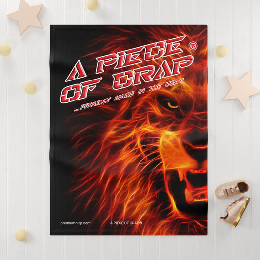 A Piece Of Crap Soft Fleece Baby Blanket