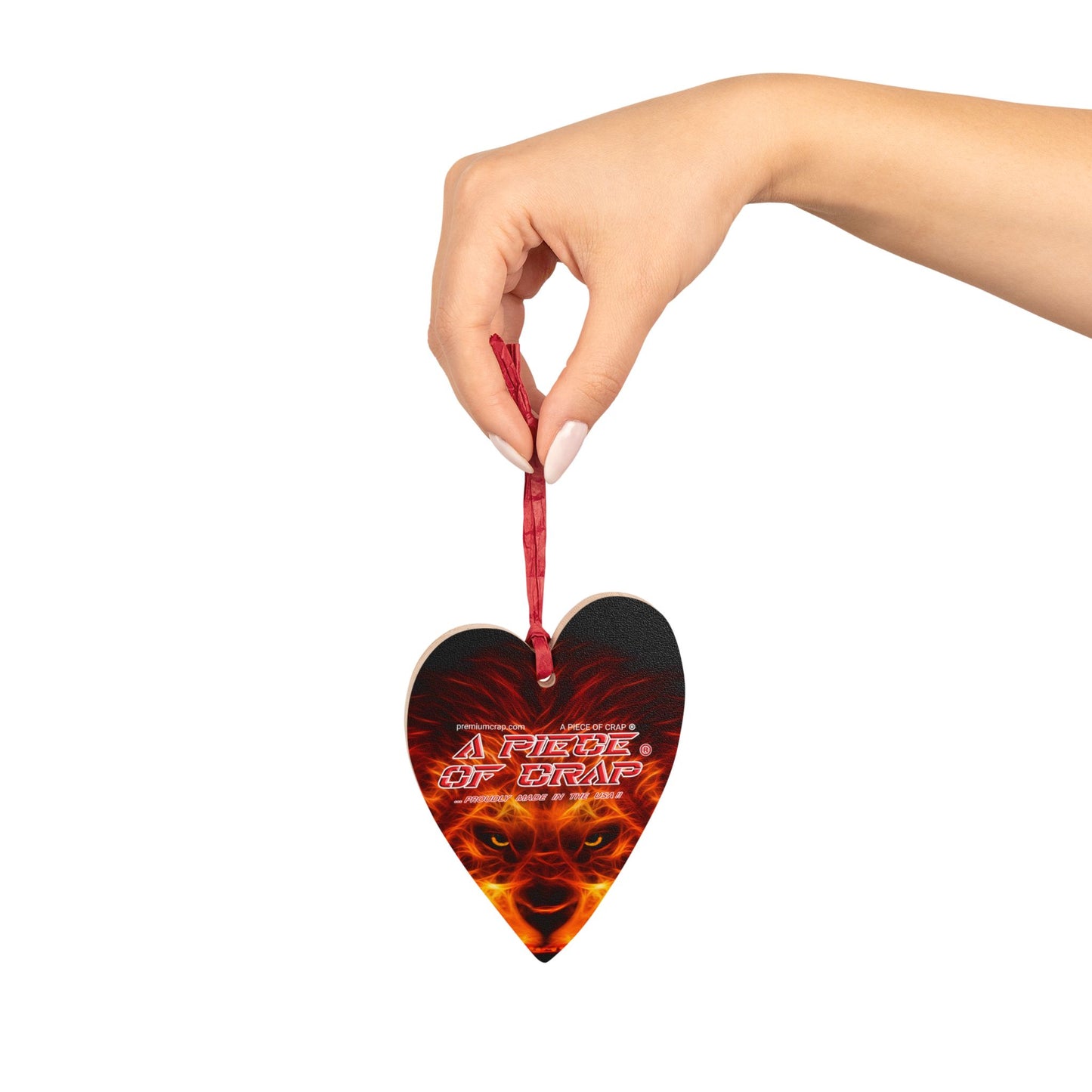 A Piece Of Crap Wooden Ornaments