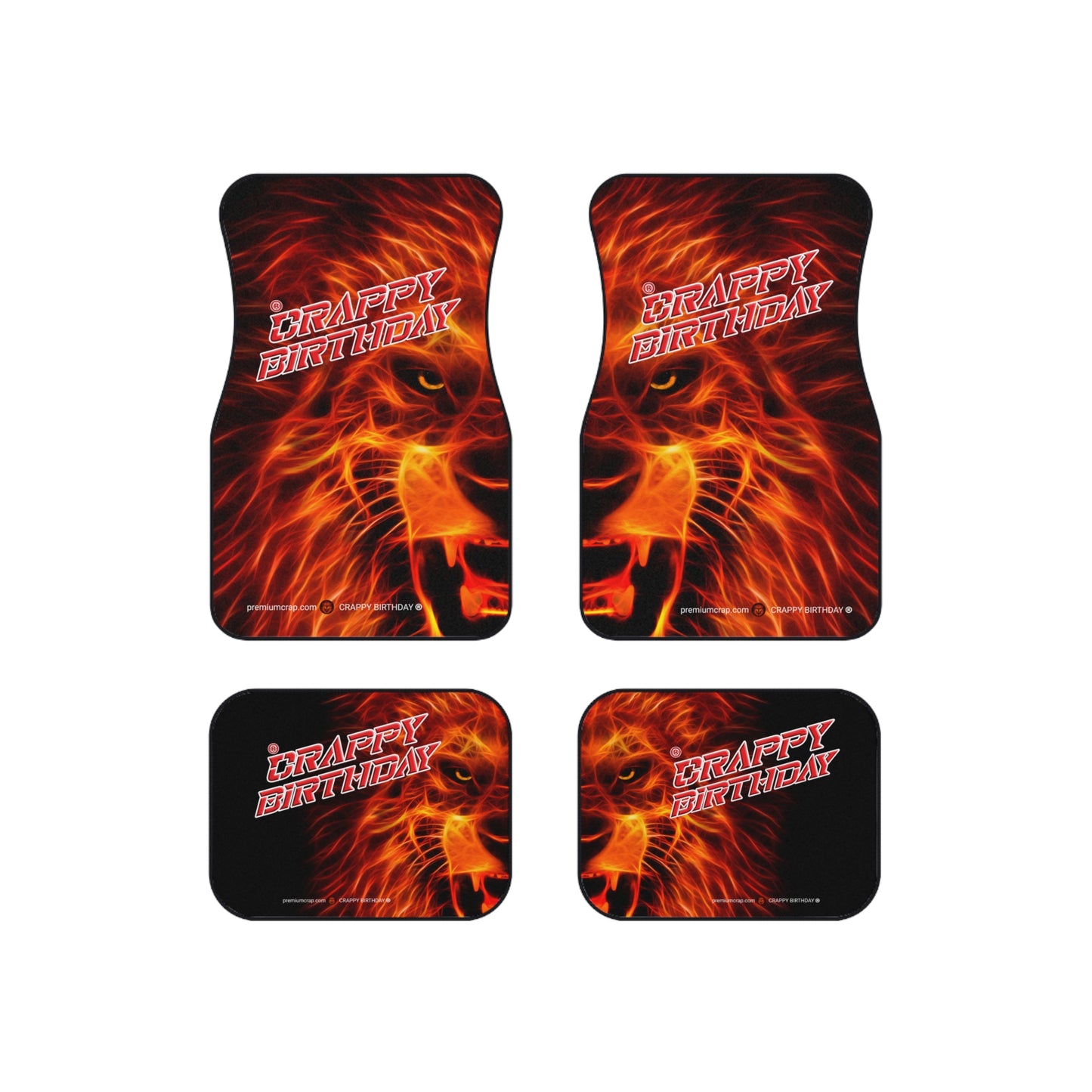 Crappy Birthday Crap Car Mats (Set of 4)