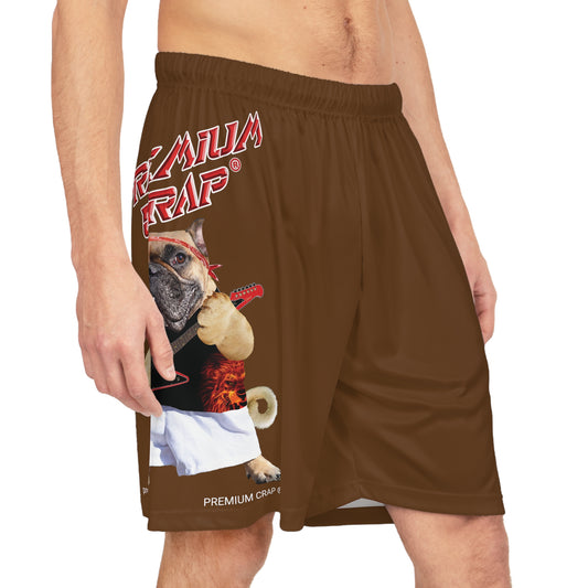 Premium Crap Basketball Shorts - Brown