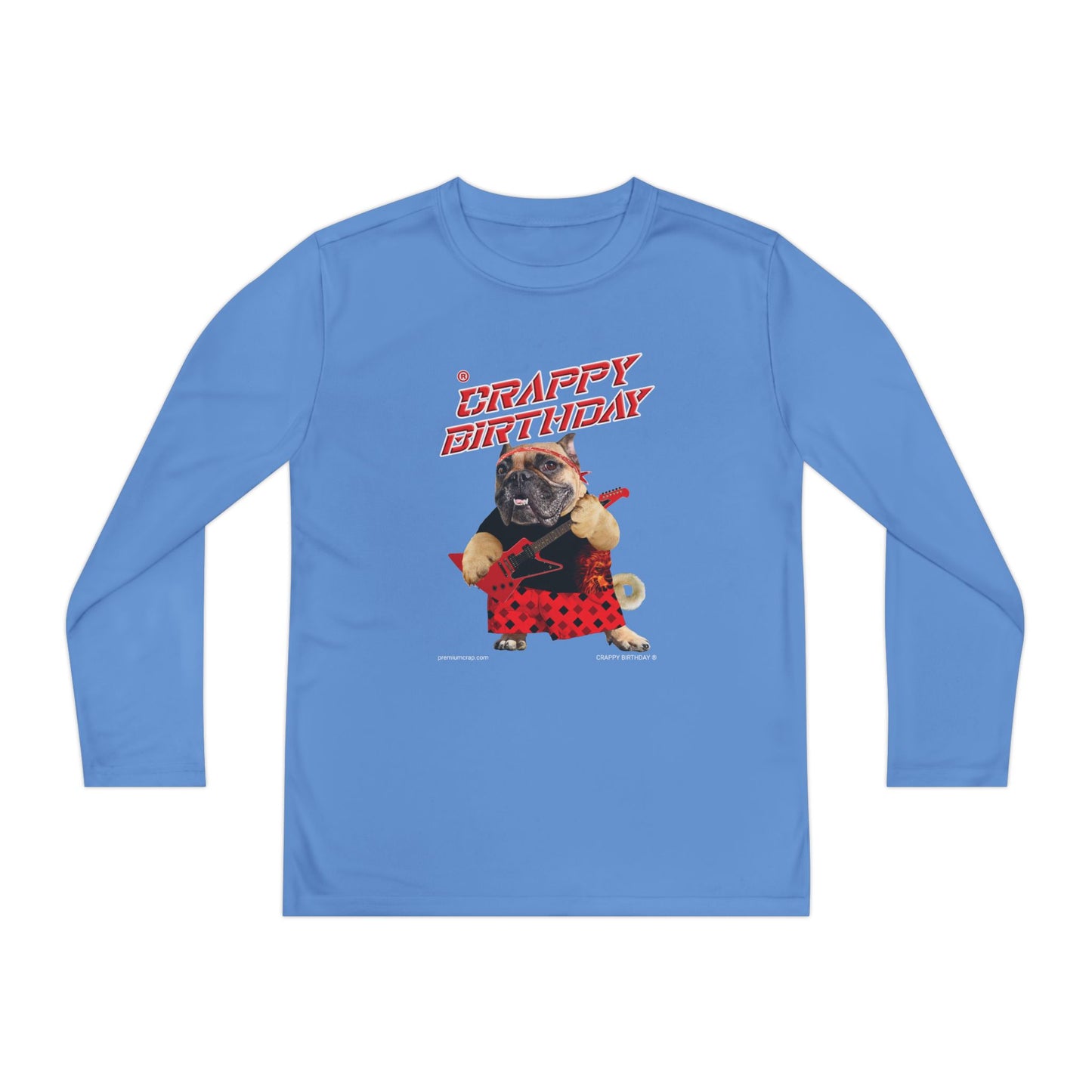 Crappy Birthday II Youth Long Sleeve Competitor Tee