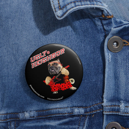 Ugly Neighbor II Pin Buttons