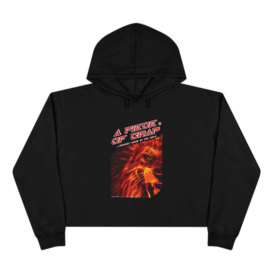 A Piece of Crap Cropped Hoodie