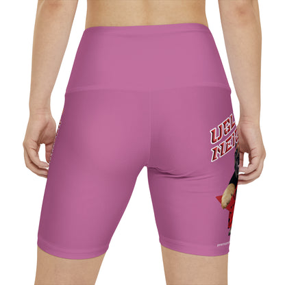 Ugly Neighbor II Women's Workout Shorts - Light Pink