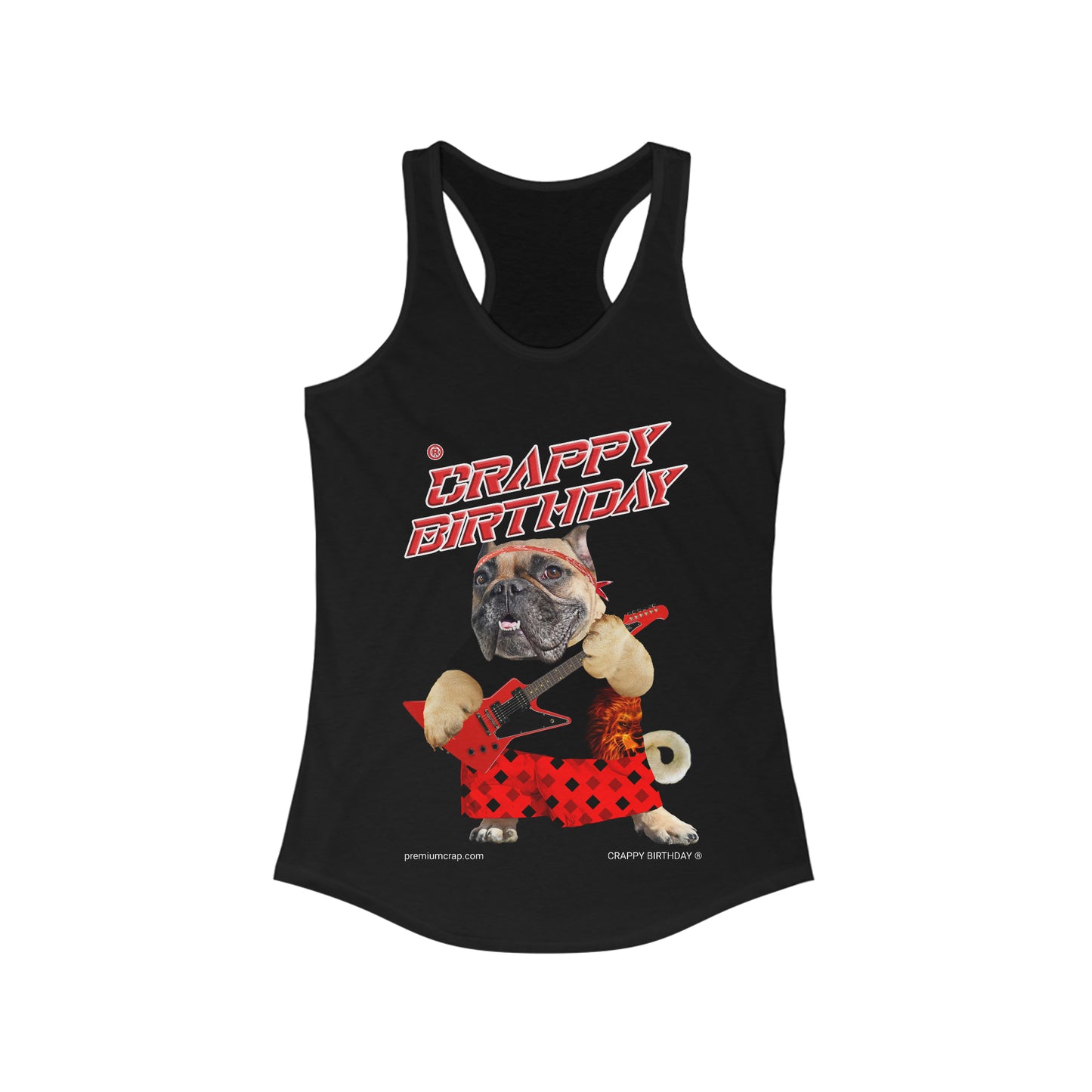 Crappy Birthday II Women's Ideal Racerback Tank