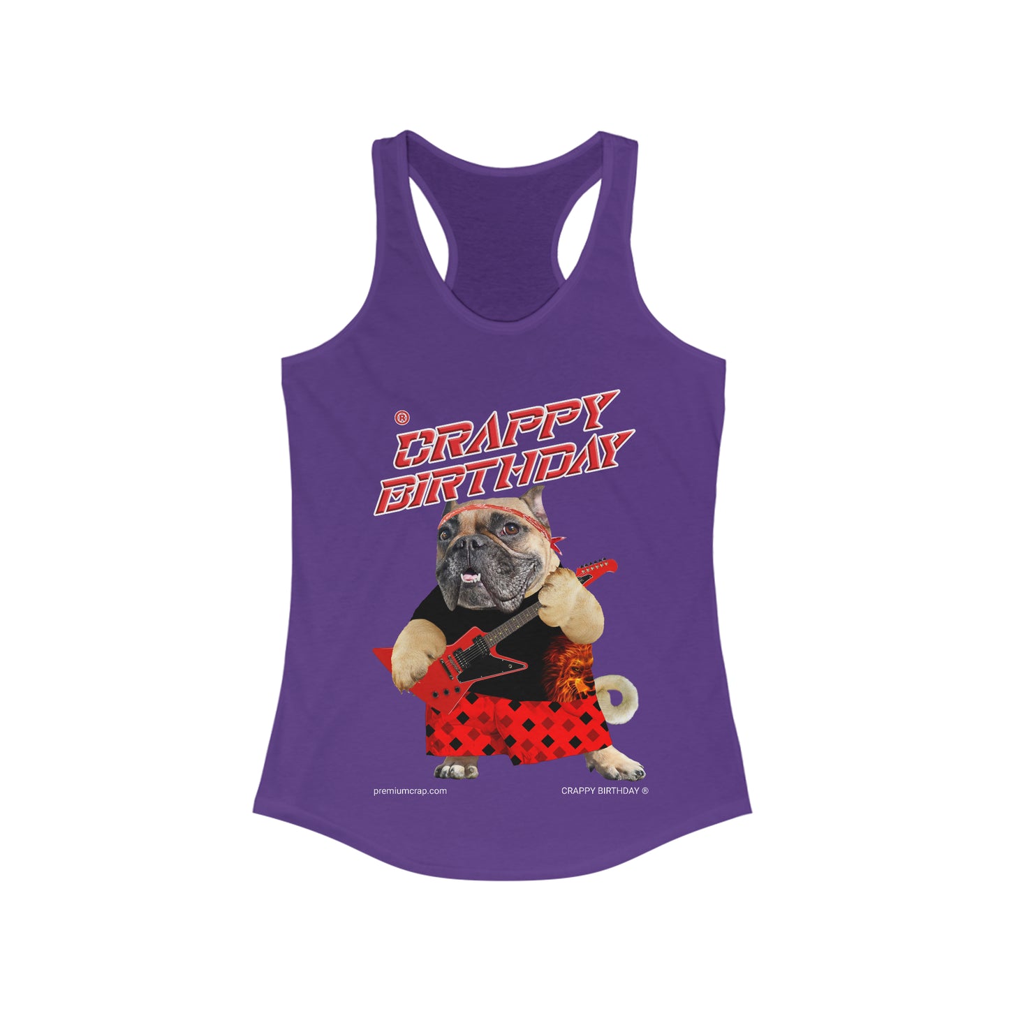 Crappy Birthday II Women's Ideal Racerback Tank