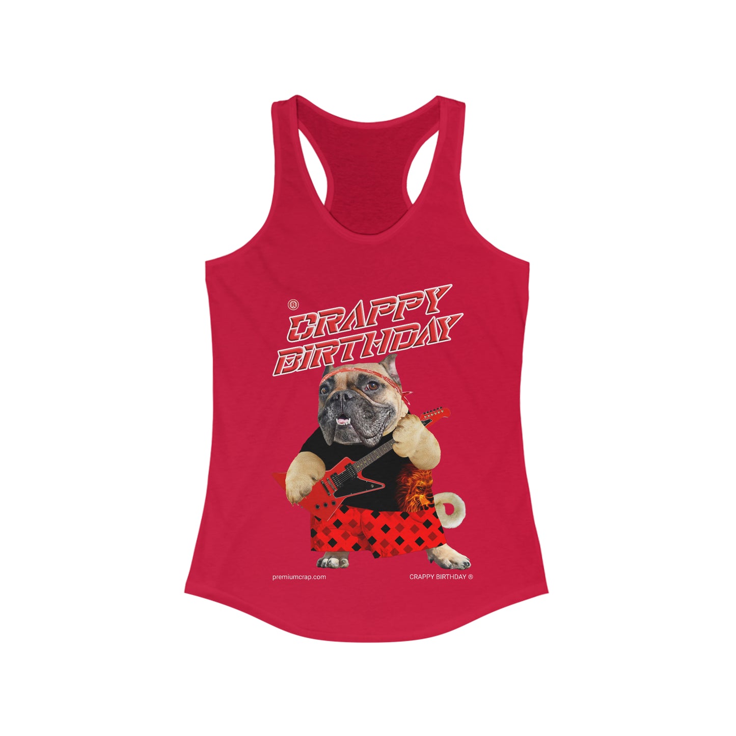 Crappy Birthday II Women's Ideal Racerback Tank